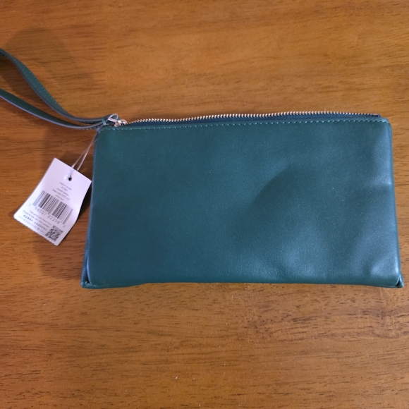 Kate Spade Green Wristlet Clutch - Picture 2 of 7